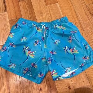 Chubbies Tropical Blue Swim Trunks